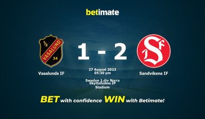 Vasalunds IF vs Sandvikens IF پیش بینی، شانس و نکات شرط بندی 2023/08/27