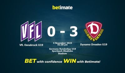 VfL Osnabruck U19 vs Dynamo Dresden U19 پیش بینی، شانس و نکات شرط بندی 11/04/2023