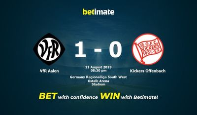 VfR Aalen vs Kickers Offenbach پیش بینی، شانس و نکات شرط بندی 08/11/2023
