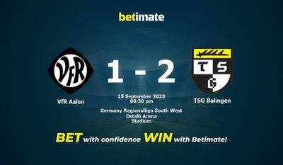 VfR Aalen vs TSG Balingen پیش بینی، شانس و نکات شرط بندی 2023/09/15