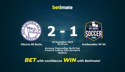 Viktoria 89 Berlin vs Greifswalder SV 04 پیش بینی، شانس و نکات شرط بندی 2023/09/30