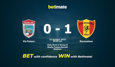 Vis Pesaro در مقابل Recanatese پیش بینی، شانس و نکات شرط بندی 2023/10/22