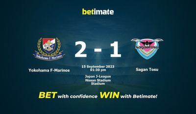 پیش بینی، شانس و نکات شرط بندی یوکوهاما F-Marinos vs Sagan Tosu 2023/09/15