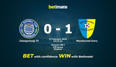 Zalaegerszegi TE vs Mezokovesd Zsory پیش بینی، شانس و نکات شرط بندی 02/11/2024