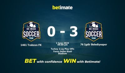 1461 Trabzon FK vs 76 Igdir Belediyespor Pronostici, quote e consigli di scommessa 02/06/2024