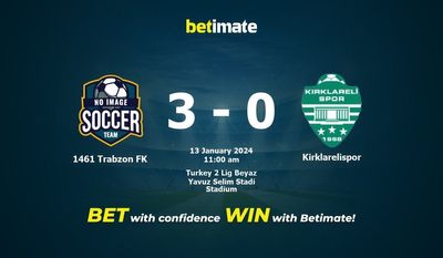 1461 Trabzon FK vs Kirklarelispor Pronostici, quote e consigli di scommessa 13/01/2024