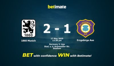 Pronostico, quote e consigli per le scommesse Monaco 1860 vs Erzgebirge Aue 17/05/2025