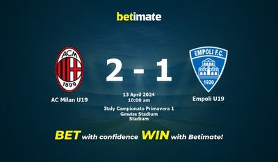 Pronostici, quote e pronostici su AC Milan U19 vs Empoli U19 13/04/2024