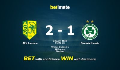 Pronostico, quote e consigli per le scommesse AEK Larnaca vs Omonia Nicosia 22/04/2025