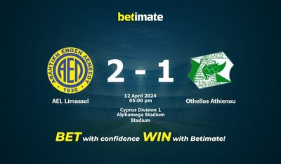 Pronostici, quote e consigli di scommessa AEL Limassol vs Othellos Athienou 12/04/2024