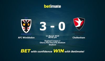 Pronostici, quote e suggerimenti per le scommesse AFC Wimbledon vs Cheltenham 03/11/2025