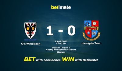 Pronostici, quote e suggerimenti per le scommesse AFC Wimbledon vs Harrogate Town 04/05/2025