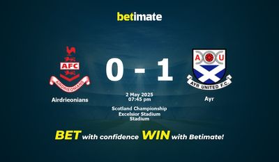 Pronostici, quote e consigli per le scommesse Airdrieonians vs Ayr 05/02/2025