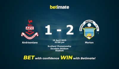 Pronostico, quote e consigli per le scommesse Airdrieonians vs Morton 19/04/2025