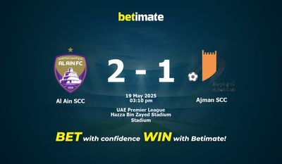 Pronostici, quote e consigli per le scommesse Al Ain SCC vs Ajman SCC 19/05/2025