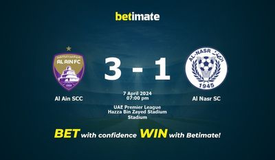 Pronostici, quote e consigli di scommessa contro Al Ain SCC vs Al Nasr SC 07/04/2024