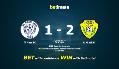 Pronostici, quote e consigli di scommessa contro Al Nasr SC vs Al Wasl SC 02/06/2024
