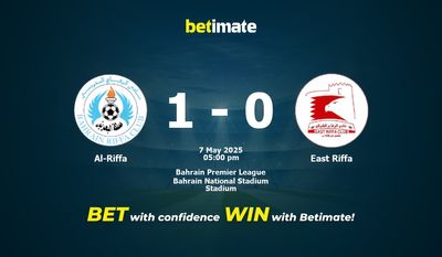 Pronostico, quote e consigli per le scommesse Al-Riffa vs East Riffa 05/07/2025