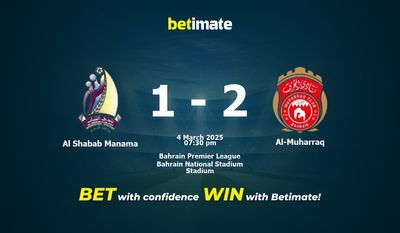 Al Shabab Manama vs Al-Muharraq Pronostici, quote e consigli sulle scommesse 03/04/2025