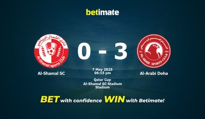 Pronostici, quote e consigli per le scommesse Al-Shamal SC vs Al-Arabi Doha 05/07/2025