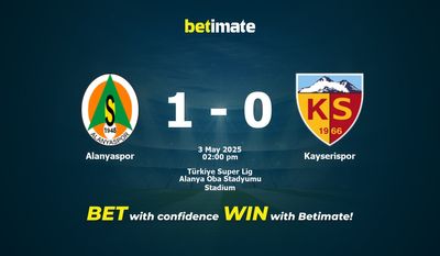 Alanyaspor vs Kayserispor Pronostici, quote e consigli di scommessa 03/05/2025