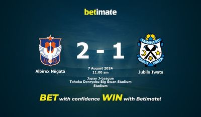 Albirex Niigata vs Jubilo Iwata Pronostici, quote e consigli di scommessa 07/08/2024