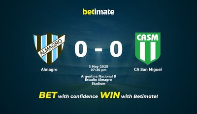 Pronostico, quote e consigli per le scommesse Almagro vs CA San Miguel 05/03/2025