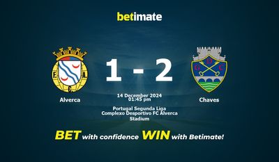 Pronostici, quote e suggerimenti sulle scommesse Alverca vs Chaves 14/12/2024