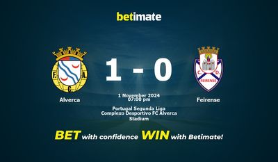 Pronostici, quote e consigli di scommessa Alverca vs Feirense 01/11/2024