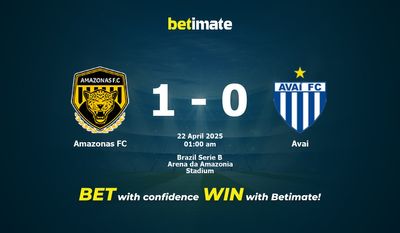 Pronostico, quote e consigli per le scommesse su Amazonas FC vs Avai 22/04/2025