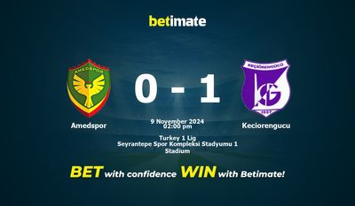 Pronostici, quote e suggerimenti per le scommesse Amedspor vs Keciorengucu 11/09/2024