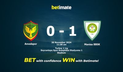 Pronostici, quote e consigli di scommessa Amedspor vs Manisa BBSK 30/11/2024