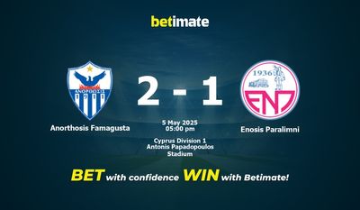 Pronostico, quote e consigli per le scommesse Anorthosis Famagosta vs Enosis Paralimni 05/05/2025