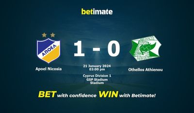 Pronostici, quote e consigli di scommessa Apoel Nicosia vs Othellos Athienou 21/01/2024