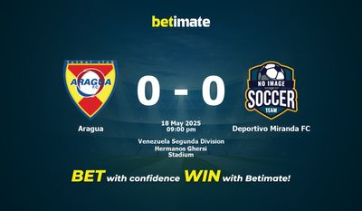 Aragua vs Deportivo Miranda FC Pronostici, quote e pronostici di scommesse 18/05/2025