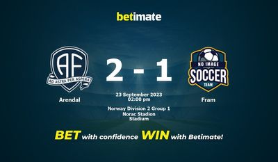 Pronostici, quote e suggerimenti sulle scommesse Arendal vs Fram 23/09/2023