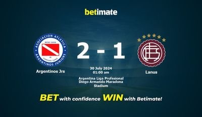 Pronostici, quote e consigli di scommessa su Argentinos Jrs vs Lanus 30/07/2024