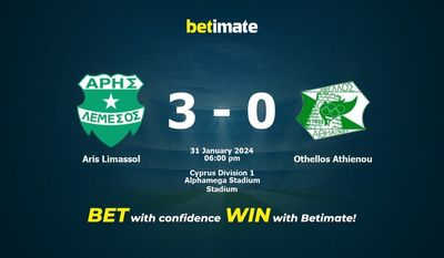 Pronostici, quote e consigli di scommessa Aris Limassol vs Othellos Athienou 31/01/2024
