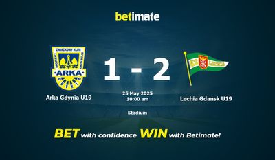 Arka Gdynia U19 vs Lechia Gdansk U19 Pronostici, quote e consigli di scommessa 25/05/2025