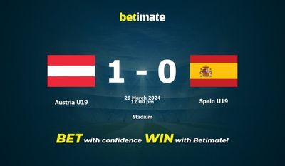 Pronostici, quote e pronostici su Austria U19 vs Spagna U19 26/03/2024