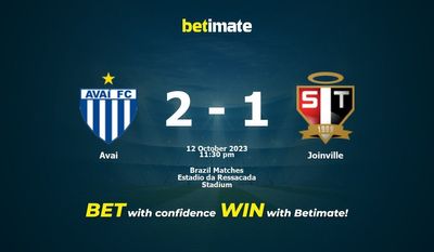 Pronostici, quote e suggerimenti sulle scommesse Avai vs Joinville 12/10/2023