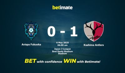 Pronostico, quote e consigli per le scommesse Avispa Fukuoka vs Kashima Antlers 05/06/2025