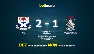 Pronostici, quote e consigli per le scommesse Ayr vs Queen's Park 26/04/2025