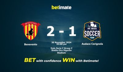 Benevento - Audace Cerignola Pronostici, quote e pronostici di scommesse 30/11/2024