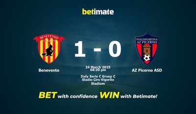Pronostico Benevento vs AZ Picerno ASD, quote e consigli per le scommesse 24/03/2025
