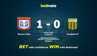 Pronostici, quote e consigli di scommessa Boyaca Chico vs Envigado FC 06/05/2025