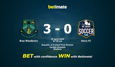 Pronostici, quote e consigli per le scommesse Bray Wanderers vs Kerry FC 25/04/2025