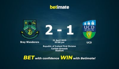 Pronostici, quote e consigli per le scommesse Bray Wanderers vs UCD 21/04/2025