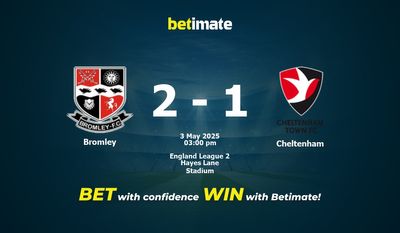Pronostici, quote e consigli per le scommesse Bromley-Cheltenham del 05/03/2025