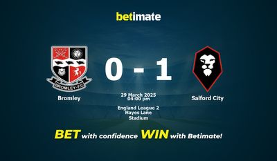Pronostici, quote e suggerimenti per le scommesse Bromley vs Salford City 29/03/2025
